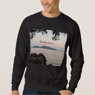 Sweatshirt Lever de lune sur les îles San Juan