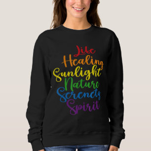 Sweatshirt Lgbt Arc-en-ciel Couleur Mois de la fierté Gay Les