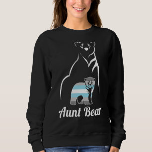 Sweatshirt Lgbt Demiboy Tante Bear Demigender Pride Indicateu