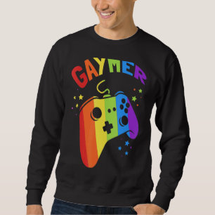 Sweatshirt Lgbt Gamer Gaymer Gay pride Rainbow Gamepad Lgbt