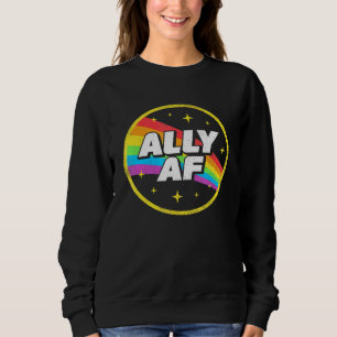 Sweatshirt Lgbtq Ally Af Lesbienne Gay pride Lgbt Rainbow Ret