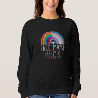 Sweatshirt Lgbtq Free Mama Hugs Gay pride Lgbt Ally Rainbow M