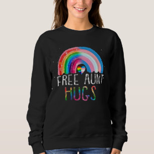 Sweatshirt Lgbtq Free Tante Hugs Gay pride Lgbt Ally Rainbow