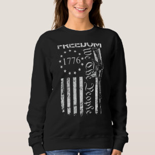 Sweatshirt Liberté  Nous Le Peuple Ar15 Drapeau États-Unis Pr