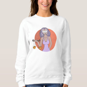 Sweatshirt Libra et la Dame de Justice