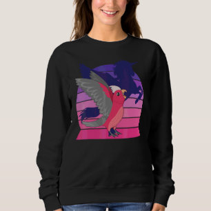 Sweatshirt Licorne ailée I Galah à poitrine de rose hurlant C