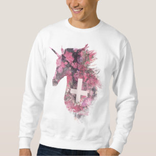 Sweatshirt Licorne florale