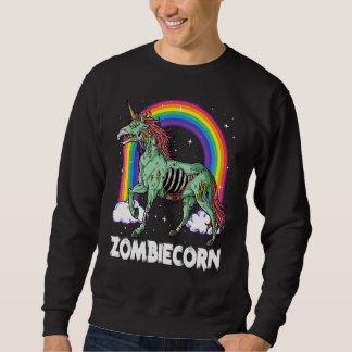 Sweatshirt Licorne zombie Zombiecorn Halloween Femmes Filles 