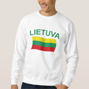Sweatshirt Lietuva (Lithuanie) litres verts