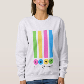 Sweatshirt ligne d'amour