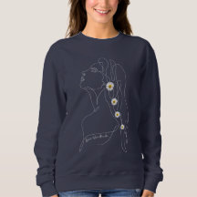 Ligne Dessin artistique de la femme - Fleur où vou
