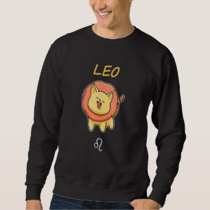 Sweatshirt Lion Chat Signe Zodiaque Astrologie Horoscope Chat