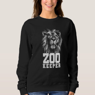Sweatshirt Lion Graphic Animal Keeper Zoo Keeper Animal Zoos