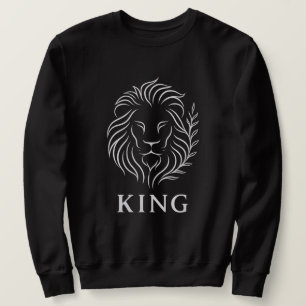 Sweatshirt Lion Lumineux & Flux d'Aura