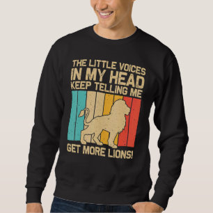 Sweatshirt Lion pour hommes femmes safari africain zoo animal
