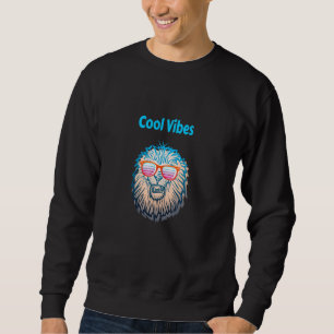 Sweatshirt Lion Vibes Cool