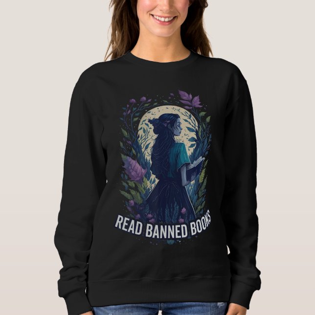 Sweatshirt Lire les livres interdits (Devant)