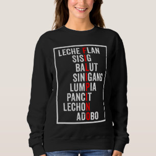 Sweatshirt Liste des aliments populaires philippins Philippin