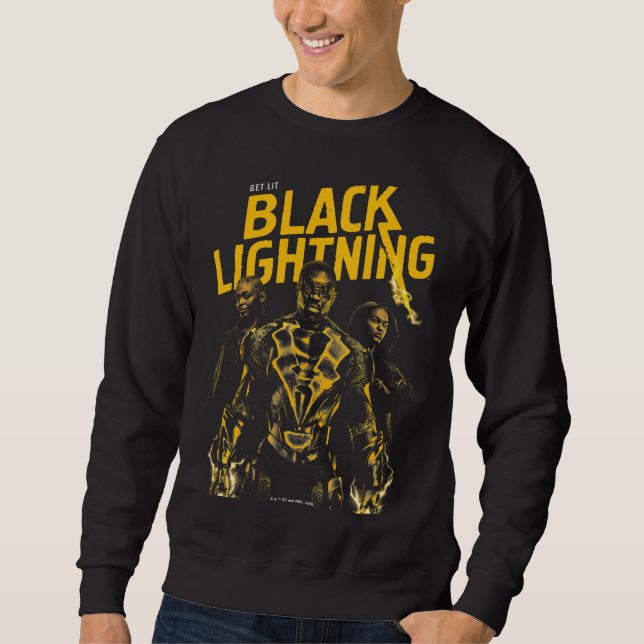 Sweatshirt Lit - Feu Noir (Devant)