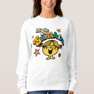 Sweatshirt Little Miss Sunshine Étoiles et fleurs