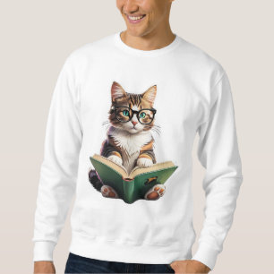 Sweatshirt Livre de lecture Cat