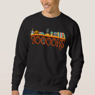 Sweatshirt Livres Ghost Boo Lire Livres Bibliothèque Enseigna