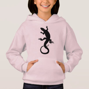 Sweatshirt Lizard Fille Art Reptile Enfants à Capu