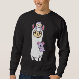 Sweatshirt Llama Sloth Et Koala Sloth