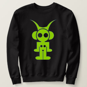 Sweatshirt logo classique imprimé avant vert