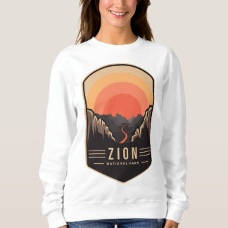 Sweatshirt Logo de l'emblème du parc national de Zion