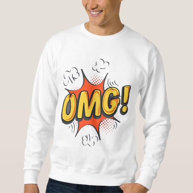 Sweatshirt logo OMG (Devant)