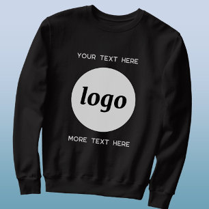 Sweatshirt Logo Simple Avec Texte Promotionnel D'entreprise