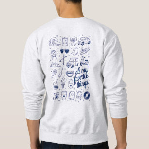 Sweatshirt Loisirs et esthétique de voyage rétro