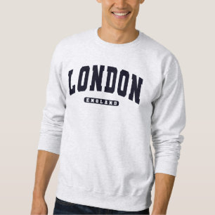 Sweatshirt Londres Angleterre Dark Varsity College Style