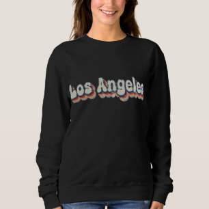 Sweatshirt Los Angeles California Chrome City Classic Art