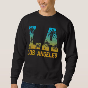 Sweatshirt Los Angeles La California Hommes Vêtements Rétro