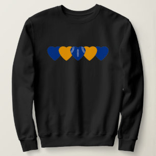 Sweatshirt Los Angeles Rams Heart Football Dark