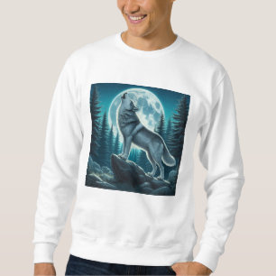 Sweatshirt Loup hurlant