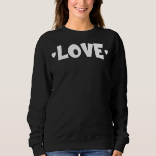 Sweatshirt Love Heart Graphic Design