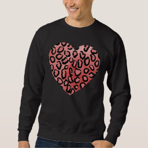 Sweatshirt Love Heart Leopard Cheetah Poster de animal