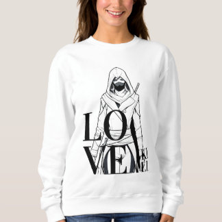 Sweatshirt Love Kill : Mysterious Assassin Art