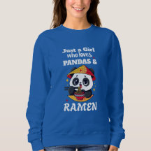 Love Pandas and Ramen (texte blanc)