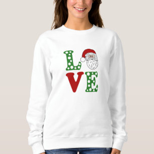 Sweatshirt Love Père Noël Christmas