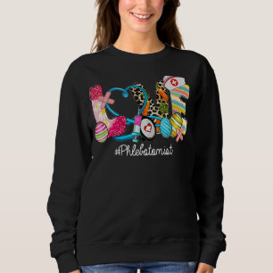 Sweatshirt LOVE Stethoscope Scrub Phlebotomiste Infirmière vi