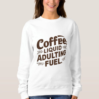 Sweatshirt Lover au café | T-shirt Reine Café