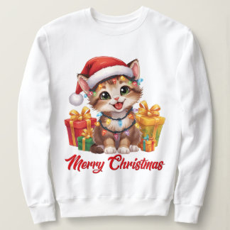 Sweatshirt Lumières de Fête & Moustaches