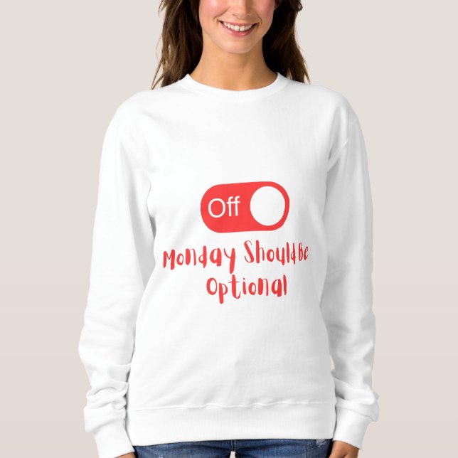Sweatshirt lundi (Devant)