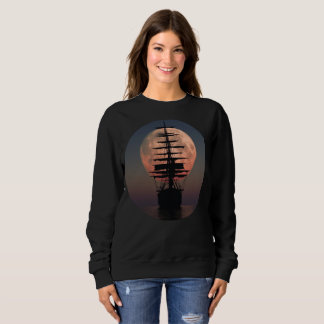 Sweatshirt Lune de pirate de navigation