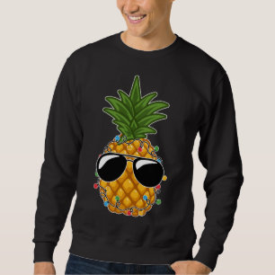 Sweatshirt Lunettes de soleil à l'ananas tropicale en J