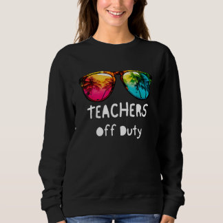 Sweatshirt Lunettes de soleil de l'enseignant hors service De